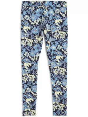 Dámske legíny PUMA ESS NATURE 2 0 AOP LEGGINGS 68808034 CHLADNÁ MODRÁ