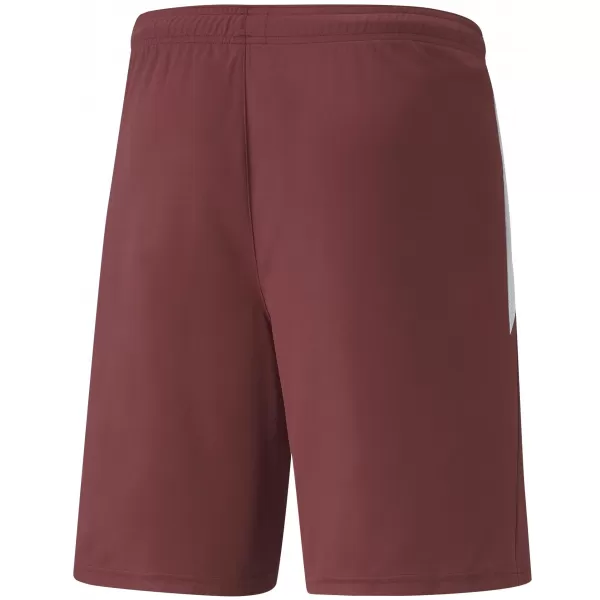  Kraťasy PUMA TEAMLIGA SHORTS 704924_09 CORDOVAN/ CORDOVAN/PUMA WHITE 
