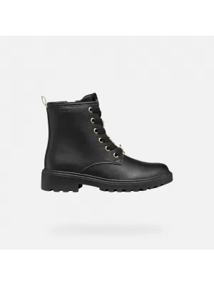 Dievčenské členkové čižmy GEOX CASEY HARRY POTTER J5620B000BCC9999 ČIERNA