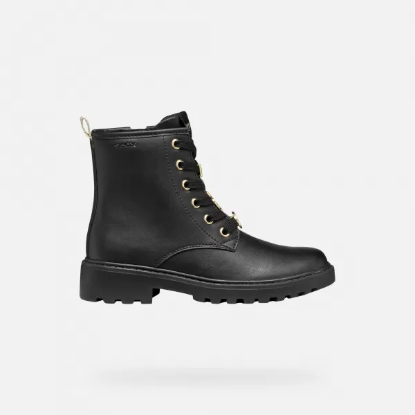  Dievčenské členkové čižmy GEOX CASEY HARRY POTTER J5620B000BCC9999 ČIERNA 