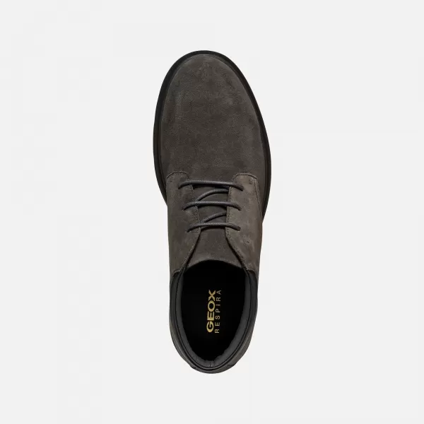  Pánske topánky GEOX SPHERICA EC1 G006529 TMAVOŠEDÁ 