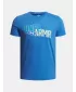 Chlapčenské tričko UNDER ARMOUR OVERLAY WM SS MODRÁ