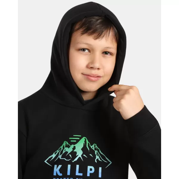  Chlapčenská mikina KILPI NORTHEN-JB ZJ0206KI ČIERNA 