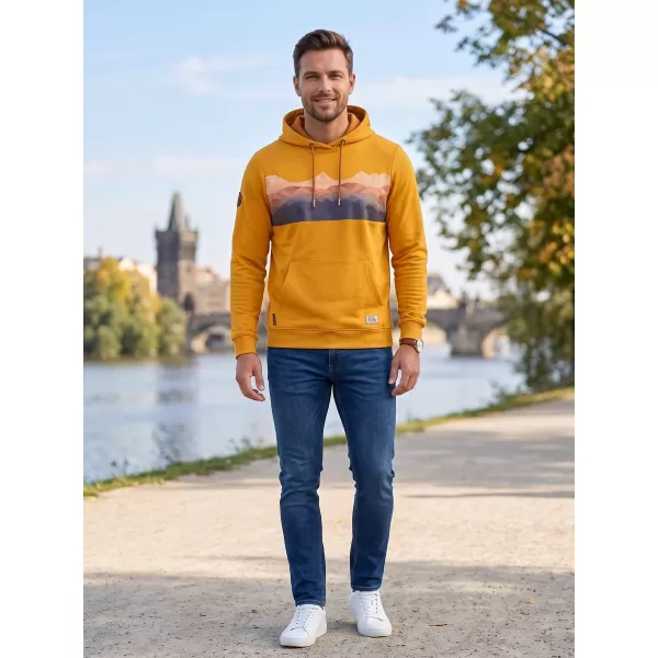  Pánska mikina ALTISPORT GORO HORČICA 
