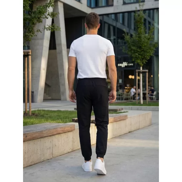  Pánske nohavice ALTISPORT ATS JOGGER CLASSIC - FIT ČIERNA 