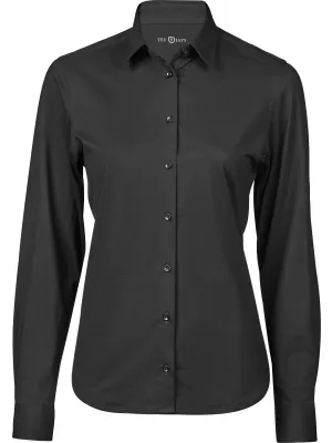 Dámska košeľa TEE JAYS | TJ 4031 BLACK
