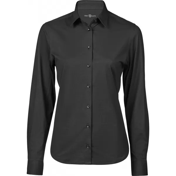  Dámska košeľa TEE JAYS | TJ 4031 BLACK 