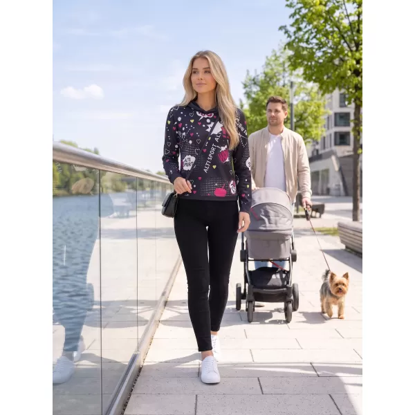  Dámska mikina ALTISPORT GILL ČIERNA 