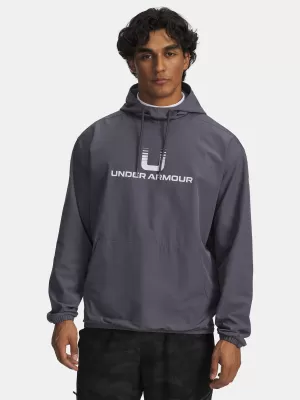 Pánska bunda UNDER ARMOUR UA UNSTOPPABLE WVN HOODIE 6003864-025 SIVÁ