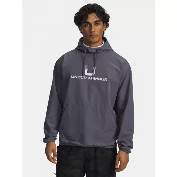  Pánska bunda UNDER ARMOUR UA UNSTOPPABLE WVN HOODIE 6003864-025 SIVÁ 