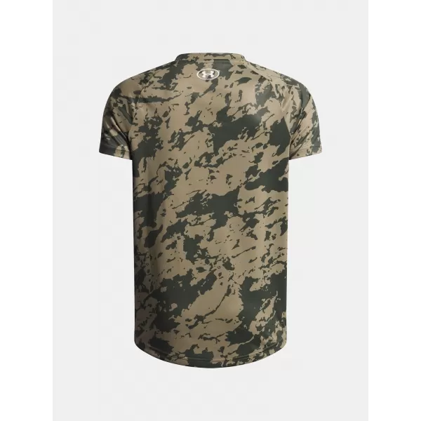  Chlapčenské tričko UNDER ARMOUR UA TECH 2.0 SS 1363284-392 ZELENÁ 