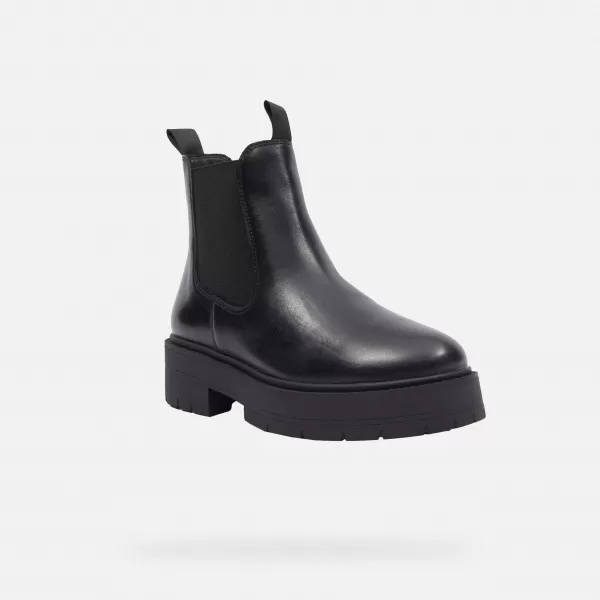  Dámske topánky GEOX SPHERICA EC7 G009692 ČIERNA 