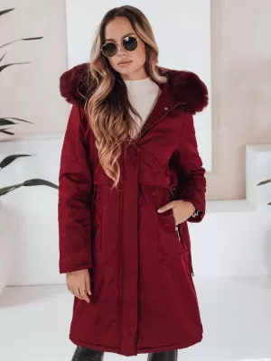 Dámska parka DSTREET TY5114 BORDOVÁ