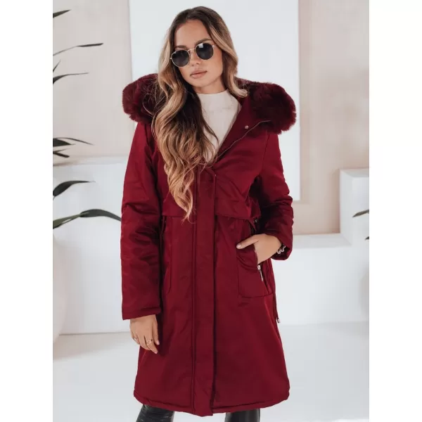  Dámska parka DSTREET TY5114 BORDOVÁ 