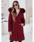 Dámska parka DSTREET TY5114 BORDOVÁ