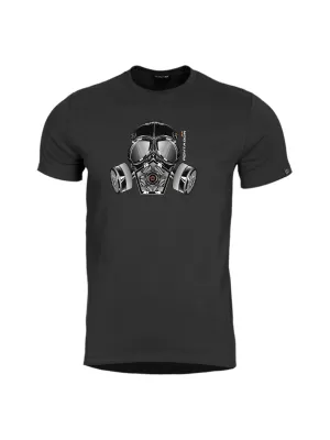 tričko PENTAGON AGERON GAS MASK K09012 ČIERNA