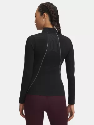 Dámske tričko UNDER ARMOUR UA VANISH SEAMLESS 1/4 ZIP 6000644-003 ČIERNA