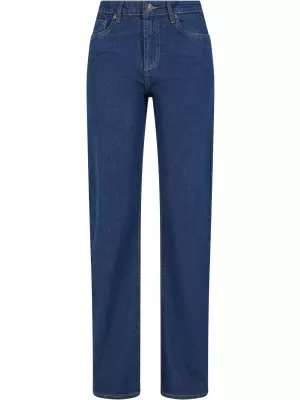 Džínsy URBAN CLASSICS TB7193 STREDNE TMAVOMODRÁ PRADLA