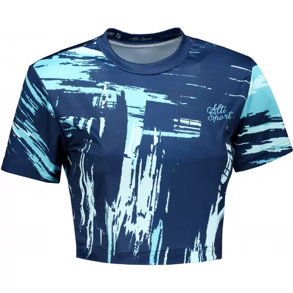  Dámsky prémiový crop top ALTISPORT VOJ/ALW010TR07 KRÁLOVSKÁ KRÁĽOVSKÁ MODRÁ 