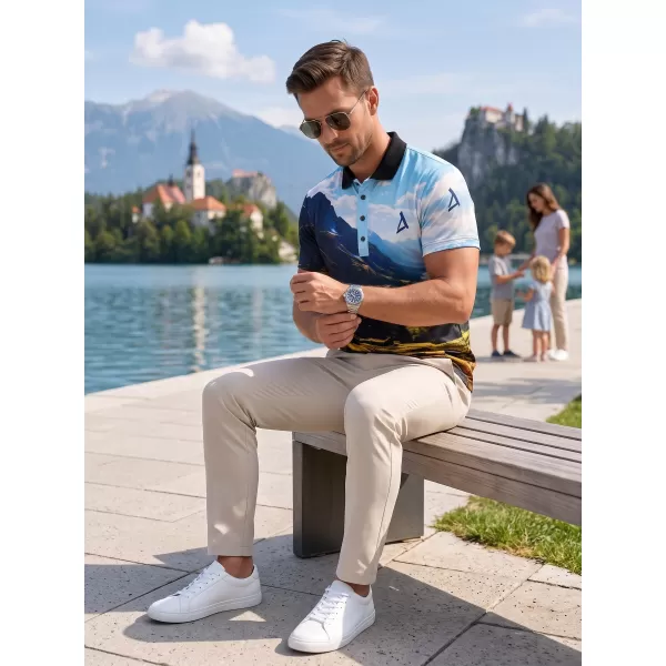  Pánske funkčné tričko s prémiovým golierom ALTISPORT VOJ/ALM116TR05 HORY 