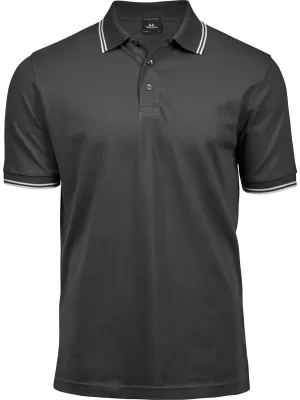 Pánske tričko TEE JAYS | TJ 1407 DARK GREY/WHITE