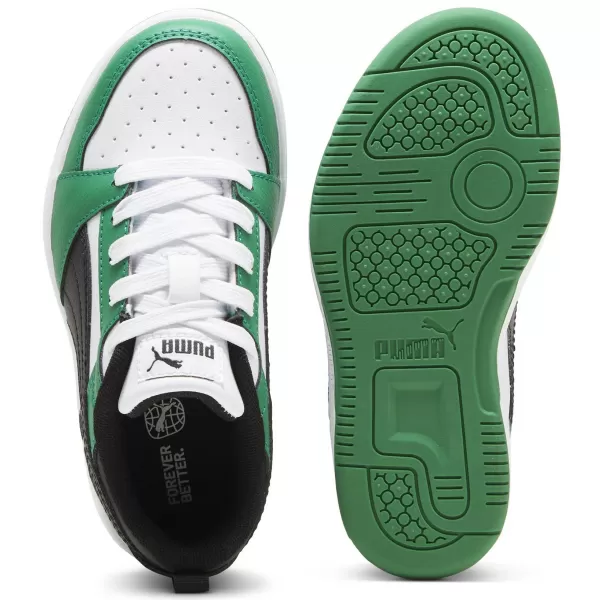  Topánky PUMA REBOUND V6 LO PS 39383405 PUMA BIELA/PUMA ČIERNA/ZELENÁ 