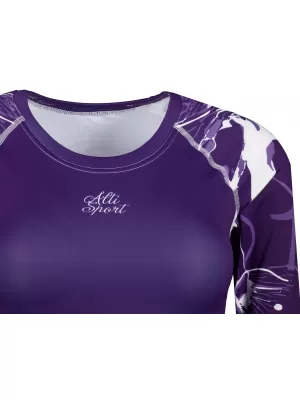 Dámsky funkčný prémiový crop top ALTISPORT VOJ/ALW114TR04 FIALOVÁ