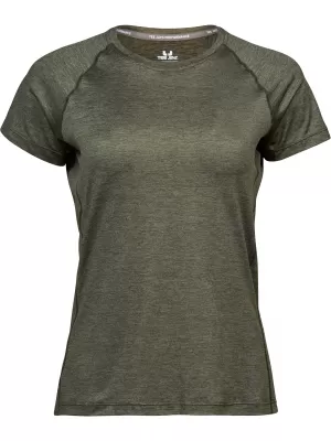 Dámske tričko TEE JAYS | TJ 7021 OLIVE MELANGE