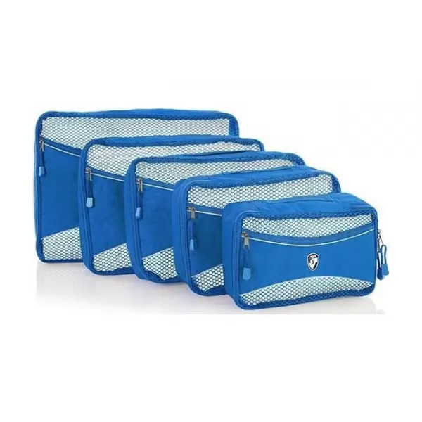  Sada organizátorov HEYS ECO PACKING CUBE 5PC SET II MODRÁ 