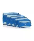 Sada organizátorov HEYS ECO PACKING CUBE 5PC SET II MODRÁ