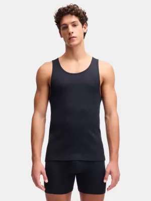 Pánske tielko UNDER ARMOUR M UA PERF COTTON TANK-2PK 6007622-001 ČIERNA