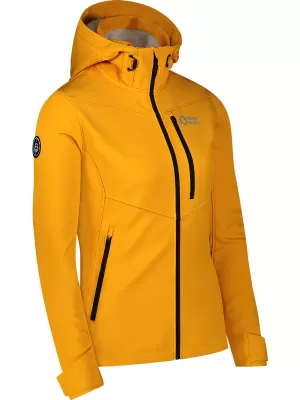 Dámska softshellová bunda NORDBLANC NBWSL8131 JANTÁROVÁ