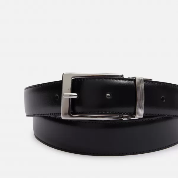  Pánsky opasok GEOX G003667 ČIERNA 