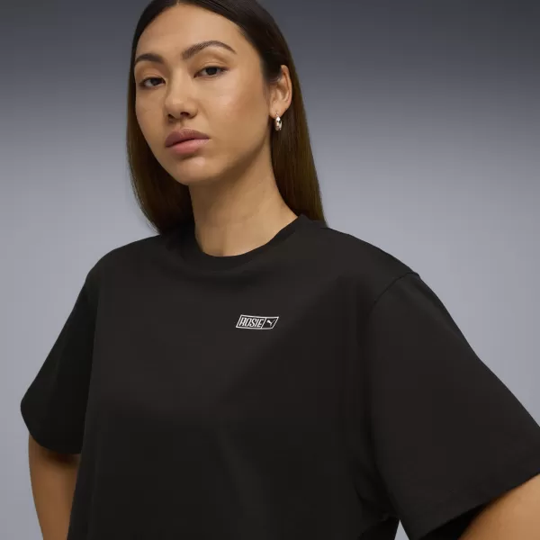  Tričko PUMA X ROSÉ TEE 63380601 PUMA BLACK 