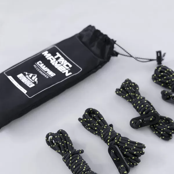  Šnúry PENTAGON CORD LANYARD WITH TENSIONER D19031 ČIERNA 
