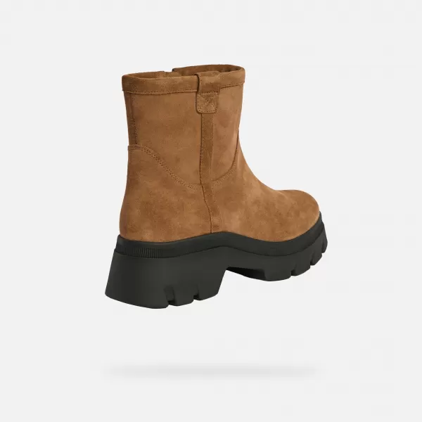  Dámske topánky GEOX PLUETTE G009562 SVETLO HNEDÁ 