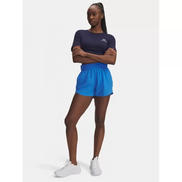  Dámske šortky UNDER ARMOUR UA VANISH 3IN SHORT 1376935-402 MODRÁ 