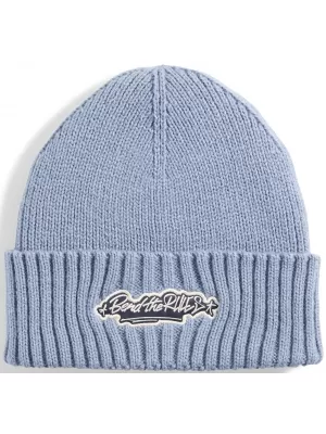 Detská čiapka PUMA COMIC MID CROWN BEANIE JR 02655801 STUDENÝ MODRÝ