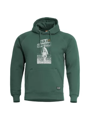 Mikina PENTAGON PHAETON HOOD SWEATER K09021-SS83 SKOKAN ZELENÝ