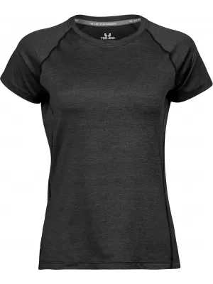 Dámske tričko TEE JAYS | TJ 7021 BLACK MELANGE
