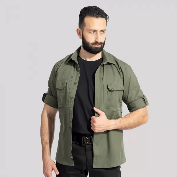  Pánska košeľa PENTAGON PLATO SHIRT K02019 RANGER ZELENÁ 