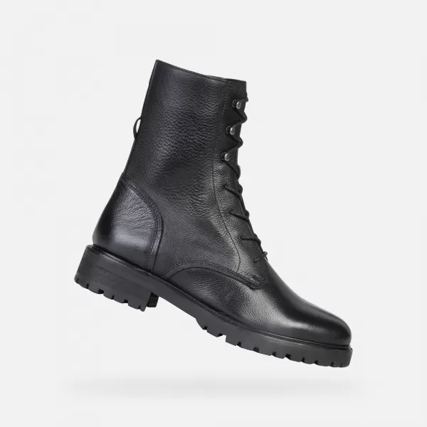  Dámske topánky GEOX HOARA G004709 ČIERNA 