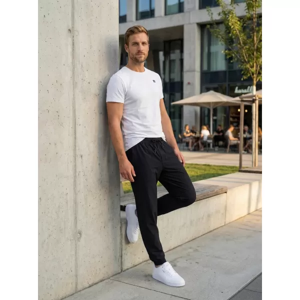  Pánske nohavice ALTISPORT ATS JOGGER CLASSIC - FIT ČIERNA 