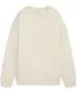 Dámska mikina PUMA ESS OVERSIZED CREW FL 68540087 VYSOKOHORSKÝ SNEH