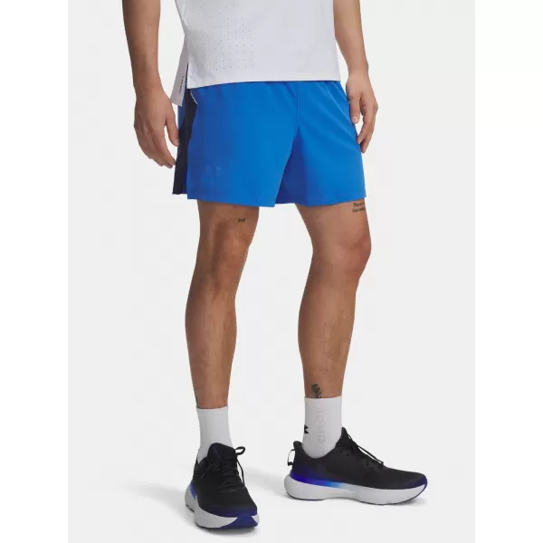  Pánske šortky UNDER ARMOUR UA LAUNCH PRO 5 SHORTS MODRÁ 