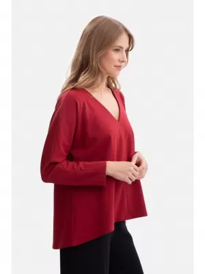 Dámska blúzka BEWEAR B304 GAŠTANOVÉ