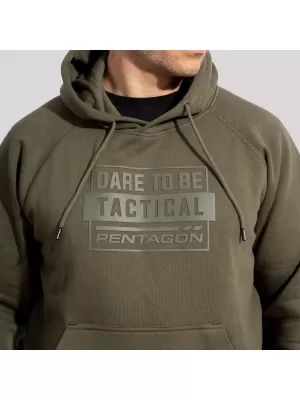 Mikina PENTAGON PHAETON HOOD SWEATER K09021-DT 83 SKOKAN ZELENÝ