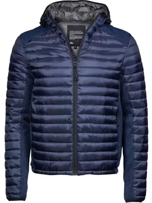 Pánska bunda TEE JAYS | TJ 9610 NAVY/NAVY MELANGE