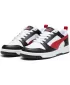 Detská obuv PUMA REBOUND V6 LO JR 39383304 PUMA BIELA/ČERVENÁ/ČIERNA