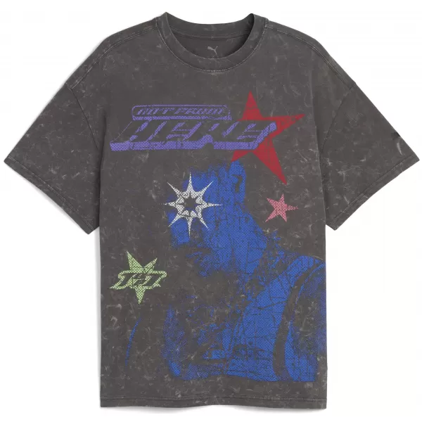  Tričko PUMA LAMELO STAR VISION GRAPHIC TEE 63243801 DUSIČNANY 